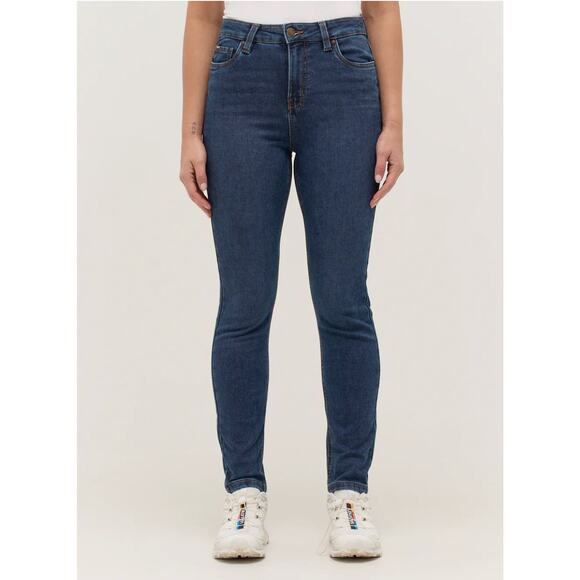 H&M Sqin Low Waist Slim Leg Dark Washed Jeans Size 28 - Picture 1 of 8